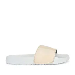 OFF LIMITS Women's Beige & White Slides image 2