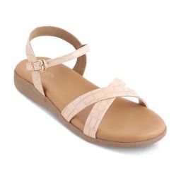 Tresmode Women's Beige Ankle Strap Sandals-image-80