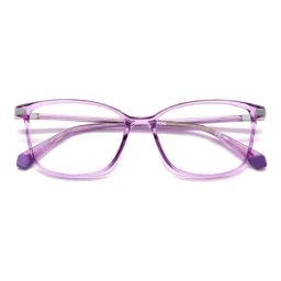 Polaroid Purple Rectangular Unisex Eye Frame image 4
