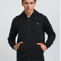 French Connection Black Blended Solid Long Sleeves Sweatshirts-picture-22