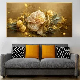 DEKORSTATION Multicoloured 1 Piece Canvas Floral and Botanical Wall Paintings-image-37
