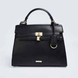 Code by Lifestyle Black Solid Handbag-96
