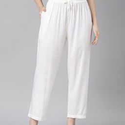 TWIN BIRDS Women Viscose Wide Leg Relaxed Fit Solid Palazzo-picture-31