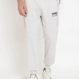 Guess Grey Joggers Solid Trackpants-image-81