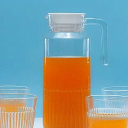 Luminarc Clear Glass Gridz Jug with Lid (1.3 L)-picture-17