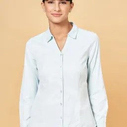 Annabelle by Pantaloons Blue Printed Shirt-image-16
