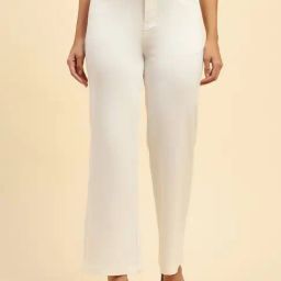 Global Republic Grey Solid Trousers-picture-47