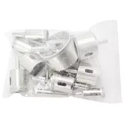 Uptodateprouducts Diamond Hole Saw Set Masonry Round 6 to 50 mm Dia. Range Silver (Set of 15 Pcs) image 3