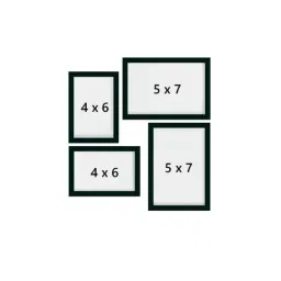 ecraftindia Memory Wall Collage Photo Frame - Set of 4 Photo Frames for 2 Photos of 4'x6', 2 Photos of 5'x7' image 4