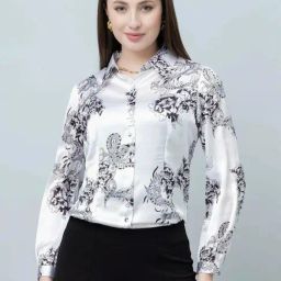 PURYS White Printed Casual Shirt-image-52