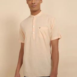 Men Beige Slim Fit Solid Casual Shirts-image-63