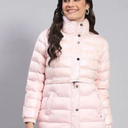 Monte Carlo Pink Regular Fit Puffer Jacket-picture-14