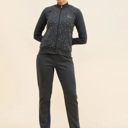 Sweet Dreams Grey Printed Sports Jacket Track Pants Set-image-59