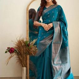 KALINI Woven Design Zari Banarasi Saree-picture-50