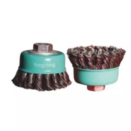 Yongching Twisted Wire Cup Brush 100 mm (4 inch) Circular, Green-image-21
