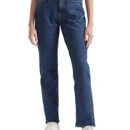 Calvin Klein Straight Denim Medium Lightly Washed Mid Rise Jeans-79