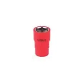 De Neers Red 3/8 Dipped Insulated Square Drive Socket (20mm), IST-D-B20-43