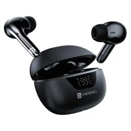 Portronics Harmonics Twins 28 in Ear Earbuds with ANC & 50Hrs Playback (Black, True Wireless)-62