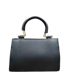 AAIFA Floral PU Structured Satchel with Cut Work image 3