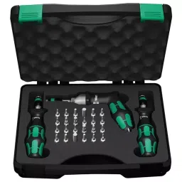 Wera TORQUE SCREWDRIVER SET, 0.3-6.0NM, 7440/41/42-33