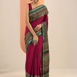 Libas Paisley Printed Saree-33