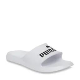 Puma Unisex Divecat V2 White Slides-36