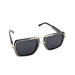 QUE UNIVERSE Men UV Protected & Polarized Square Sunglasses-2