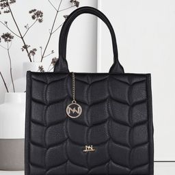 MINI WESST Women Textured Structured Shoulder Bag-image-57