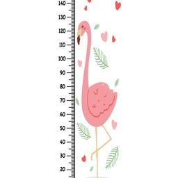 WENS Cute Flamingo Height Chart Wall Decal Growth Chart- White-image-13