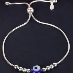 Silver Chest 925 Pure Sterling Silver Oxidized Fashionable and Comfortable Nazaria Chandi Bracelets-image-1