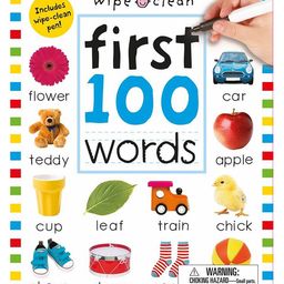 First 100 Words Wipe-Clean Book - English-image-4