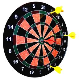 NIYANA TOYZ Indoor & Outdoor Strong Magnetic Dartboard Kit with 4 Darts For kids - Multicolour-22
