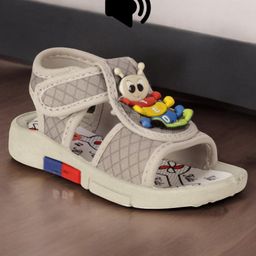 Lil Lollipop Caterpillar Designed Musical Sandals - Grey-picture-21