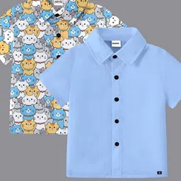 BAESD Boys Classic Opaque Formal Shirt-picture-30