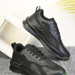 Provogue Men Round Toe Lace-Ups Moisture Wicking Sneakers-image-6