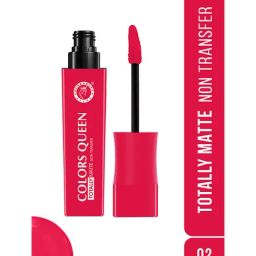 Colors Queen Totally Matte Non Transfer Liquid Lipstick Pinky Spice - 7.5 gm-picture-16