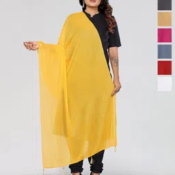 Moda Rapido Selection Of 7 Lycra Tasselled Dupatta-picture-32