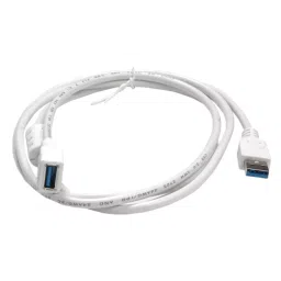 CRYSTONICS Micro USB Extension Cable 1.5m Copper Ultra High Speed USB Female to Male USB (White)-41