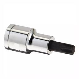 ARO Chrome Vanadium Steel Chrome Plated Mirror Finish Square Drive 12.7 mm (1/2 Inch) Torx Bit Socket T70-15