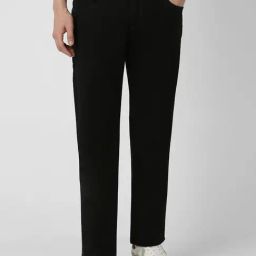 Van Heusen Black Regular fit Solid Casual Jeans-image-55