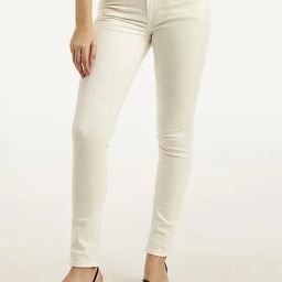 Levi's White Cotton Skinny Fit Jeans-picture-5