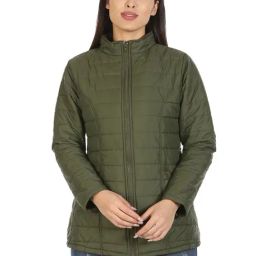 Mustard Olive Puffer Jacket-image-40