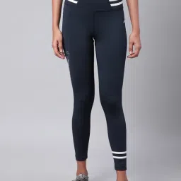 ALCIS Navy & White Striped Tights-image-37