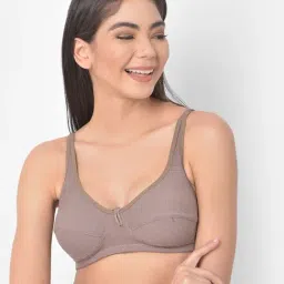 Clovia Taupe Non Wired Non Padded Half Coverage Bra-picture-37