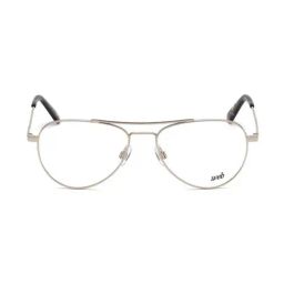 WEB EYEWEAR Silver Full Rim Aviator Designed in Italy-image-87