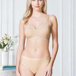 Van Heusen Beige Cotton Minimizer Bra-23