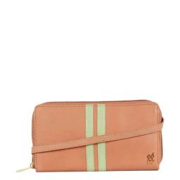 Baggit Pink Solid Zip Around Wallet for Women-image-9