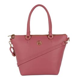 Baggit Pink Solid Medium Tote Handbag-image-22