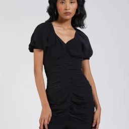 Label Ritu Kumar Black A Line Dress-image-33