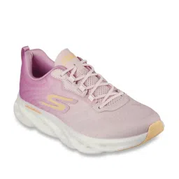 Skechers Women's GO RUN SWIRL TECH SPEED Pink Running Shoes image 2